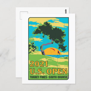 US open 2021 torrey Pines South Gartgeschenke Postkarte