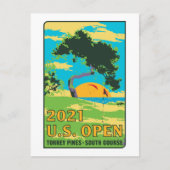 US open 2021 torrey Pines South Gartgeschenke Postkarte (Vorderseite)
