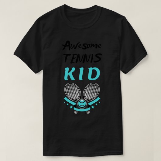 US Open Tennis Kid Racket T-Shirt (Design vorne)