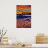 US Palo Alto Sunset Poster (Küche)