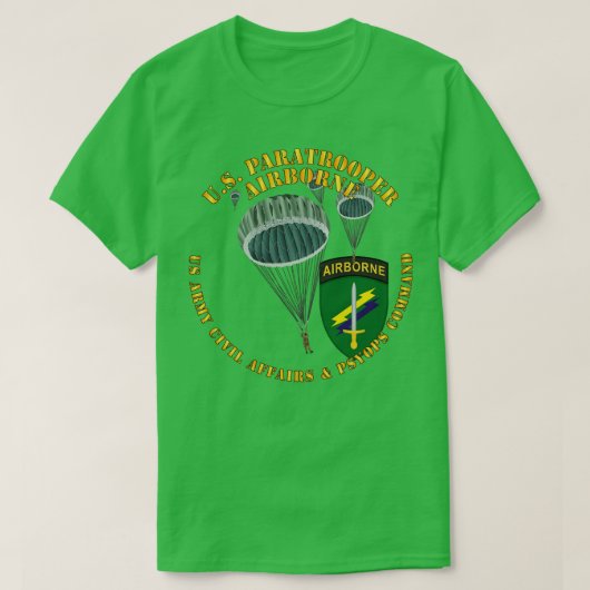 US Paratrooper USACAPOC T-Shirt (Design vorne)