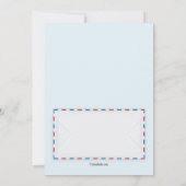 US-Party Einladung für den Postdienst (Rückseite)