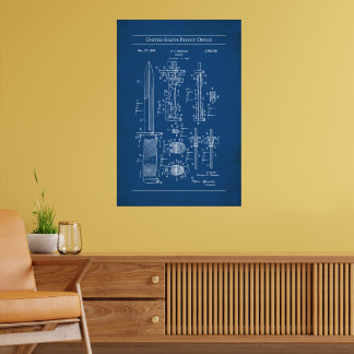 US-Patent 2728159 von 1952 - Bajonett Poster