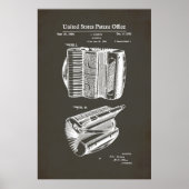 US-Patent - Akkordeon Poster (Vorne)
