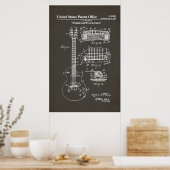 US-Patent - akustische Gitarre Poster (Küche)