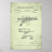 US-Patent - Colt Automatic Rifle Poster (Vorne)