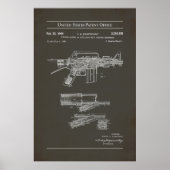 US-Patent - Colt Automatic Rifle Poster (Vorne)