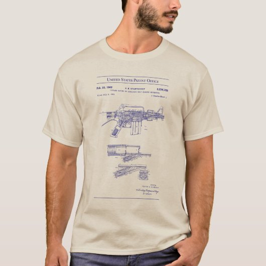 US-Patent - Colt Automatic Rifle T-Shirt (Vorderseite)