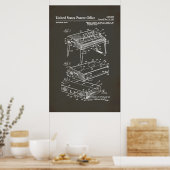 US-Patent - Electric Piano Poster (Küche)