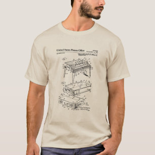 US-Patent - Elektrisches Klavier T-Shirt