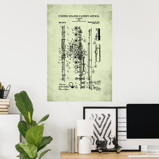 US-Patent - Flute Poster (Heimbüro)