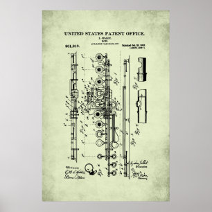 US-Patent - Flute Poster