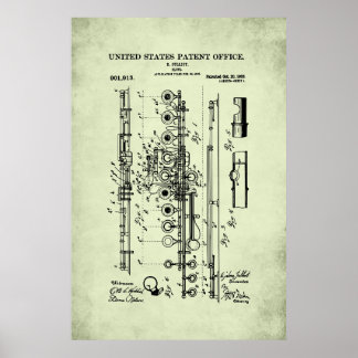 US-Patent - Flute Poster