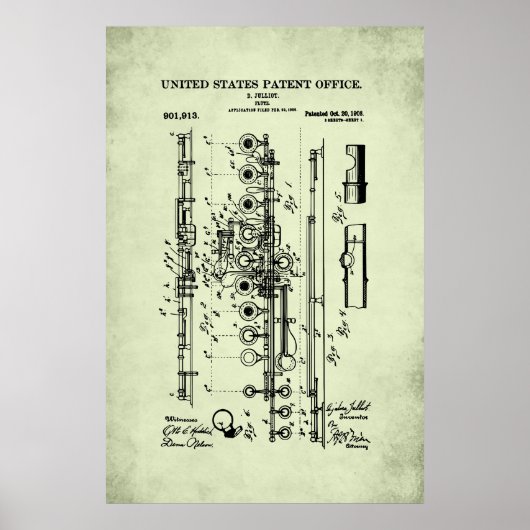US-Patent - Flute Poster (Vorne)
