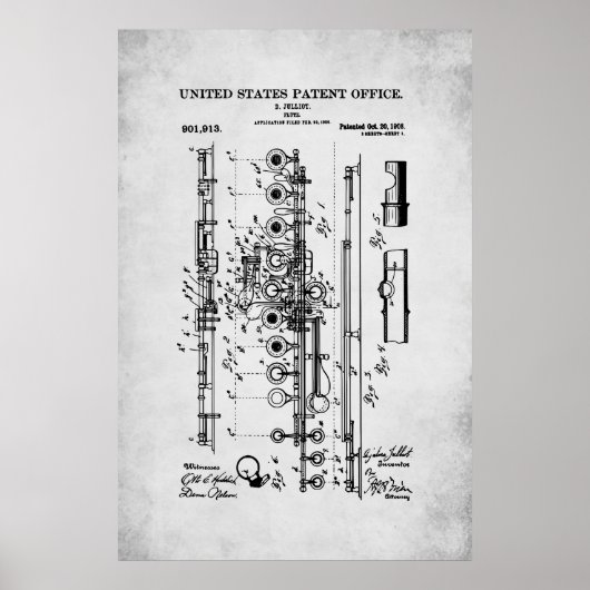 US-Patent - Flute Poster (Vorne)