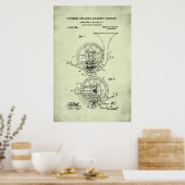 US-Patent - Französisches Horn Poster (Küche)