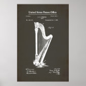 US-Patent - Harfe Poster (Vorne)