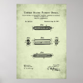 US-Patent - Harmonica Poster (Vorne)