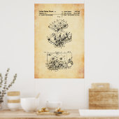 US-Patent - Kassette Player Poster (Küche)