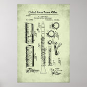 US-Patent - Klarinette Poster (Vorne)