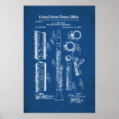 US-Patent - Klarinette Poster (Vorne)