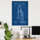 US-Patent - Posaune Poster (Heimbüro)