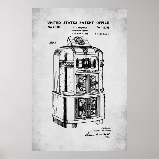 US-Patent - Rockola Poster (Vorne)