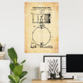US-Patent - Snare Drum Poster (Heimbüro)