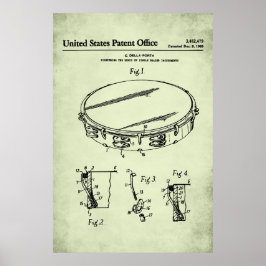 US-Patent - Tambourine Poster