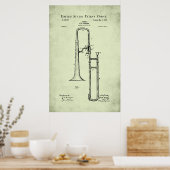 US-Patent - Trombone Poster (Küche)