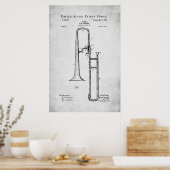 US-Patent - Trombone Poster (Küche)