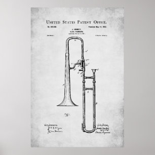 US-Patent - Trombone Poster