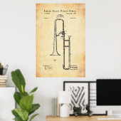 US-Patent - Trombone Poster (Heimbüro)