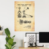 US-Patent - TrommelPedal Poster (Heimbüro)