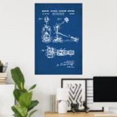 US-Patent - TrommelPedal Poster (Heimbüro)