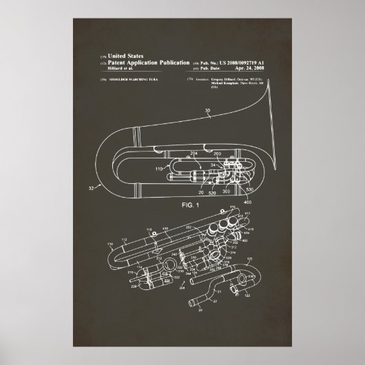 US-Patent - Tuba Poster (Vorne)