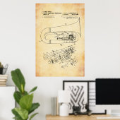 US-Patent - Tuba Poster (Heimbüro)