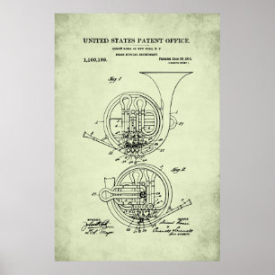 US-Patent - Waldhorn Poster