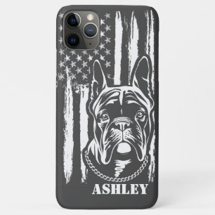 US Patriot Boston Terrier USA Flagge Hund Case-Mate iPhone Hülle