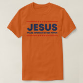 US-Patriot Jesus macht Amerika wieder zu Gaben T-Shirt (Design vorne)