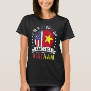 US Patriot Vietnam-Flagge Amerikanisch Vietnamesis T-Shirt