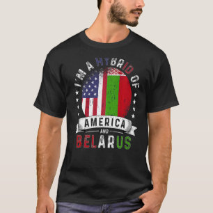 US Patriot Weißrussland Flag Amerikanischer Weißru T-Shirt