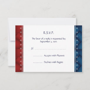 US-patriotische Militäreinladung UAWG-Antwort RSVP Karte