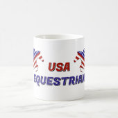 US-Patriotischer Reiter Kaffeetasse (Mittel)