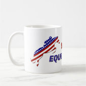 US-Patriotischer Reiter Kaffeetasse (Links)