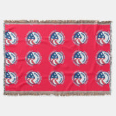 US Peace Corps VVV Throw Blanket Decke (Vorderseite)