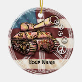 US Peace Tank Ornament (Vorne)