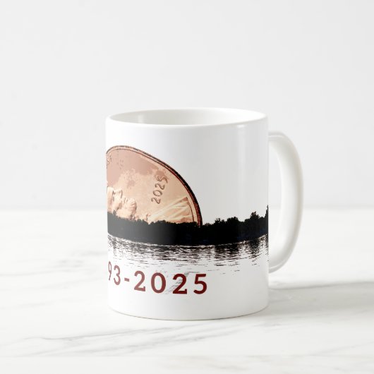 US Penny mug Kaffeetasse (VorderseiteRechts)