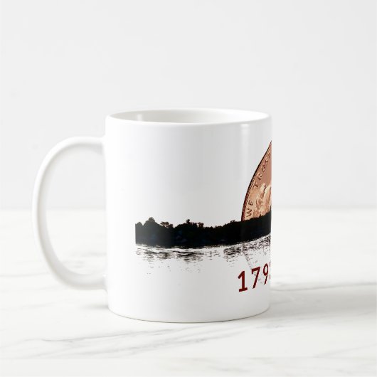 US Penny mug Kaffeetasse (Links)