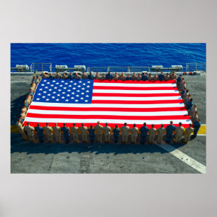 US-PERSONAL HONORING FLAG POSTER